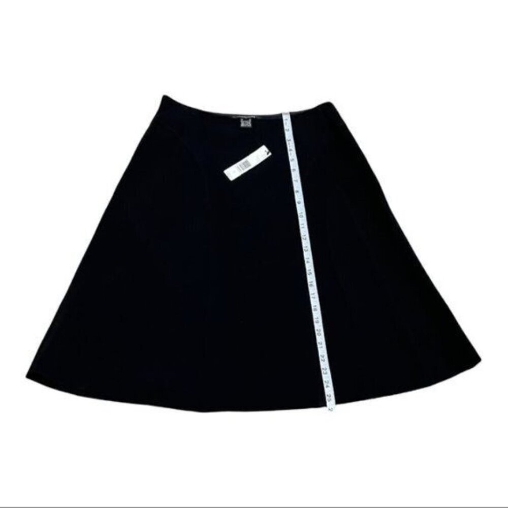 $248 New Ellen Tracy Black Flared Skirt – Size 8 A Line Office Skirt Workwear - Picture 8 of 11